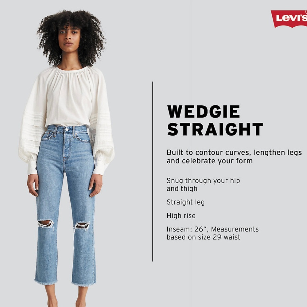 Levi’s High Rise Wedgie Straight Jeans